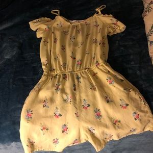Yellow romper
